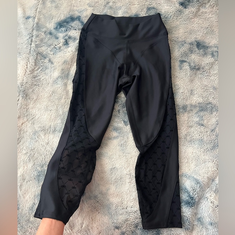 Alo airlift mesh high waist Celeste capri legging
